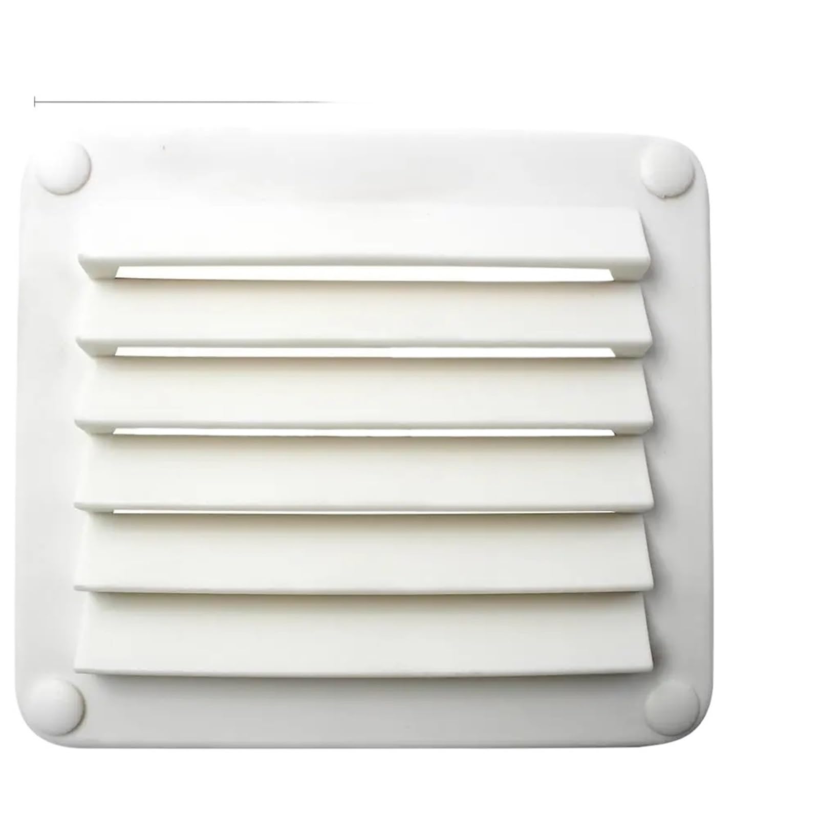 Fdbtyjn Rectangle White Vent Cover Vent Cover Plastic Air Vent Ventilator Grille Cover Ventilation Rv Yacht Trailer Caravan Wall Ceiling Mount(Rectangle White)