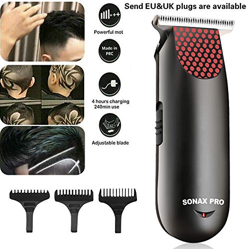 XWU Aparador de Pelos, Máquina de cortar cabelo sem fio para homens Kit de corte de cabelo recarregá