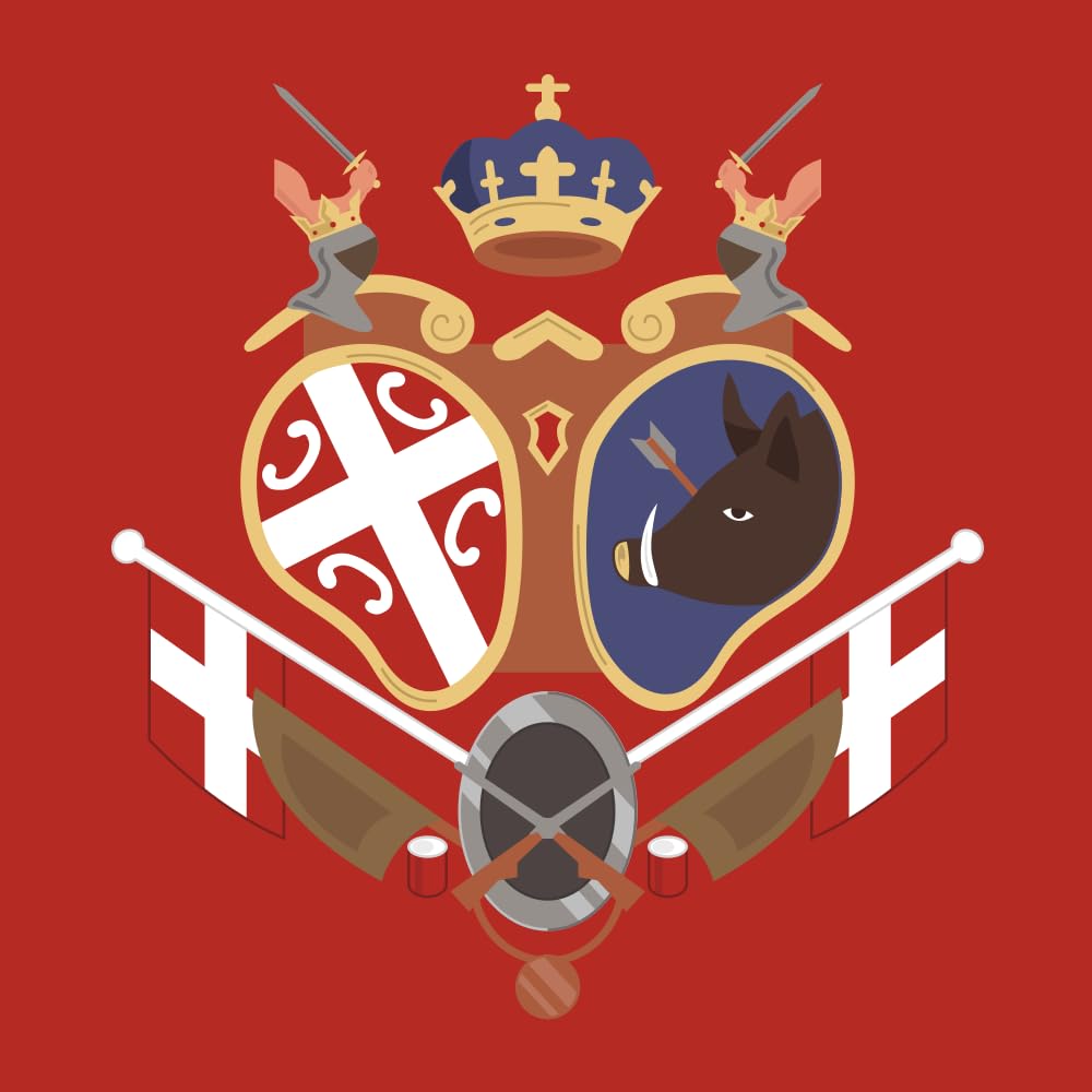 Drapeau Revolutionary Serbia Topola grand emblème historique serbe en tissu résistant
