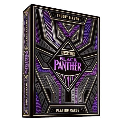 theory11 Black Panther Premium Marvel Playing Cards Cover