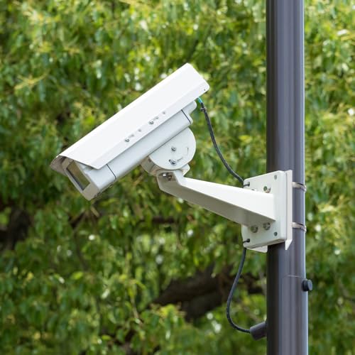 Sumnacon-2pcs-Universal-Wall-Mounting-Bracket-with-8-Loops-Vertical-Pole-Mount-Adapter-for-CCTV-Security-Camera-PTZ-Dome-Indoor-Outdoor-AP-Access-Point-Client-CPE