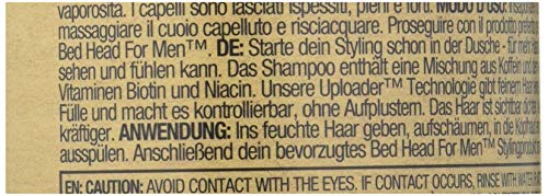 Bed Head For Men By Tigi Dense Up Mens Thickening Style Building Shampoo 750 Ml #TOP2