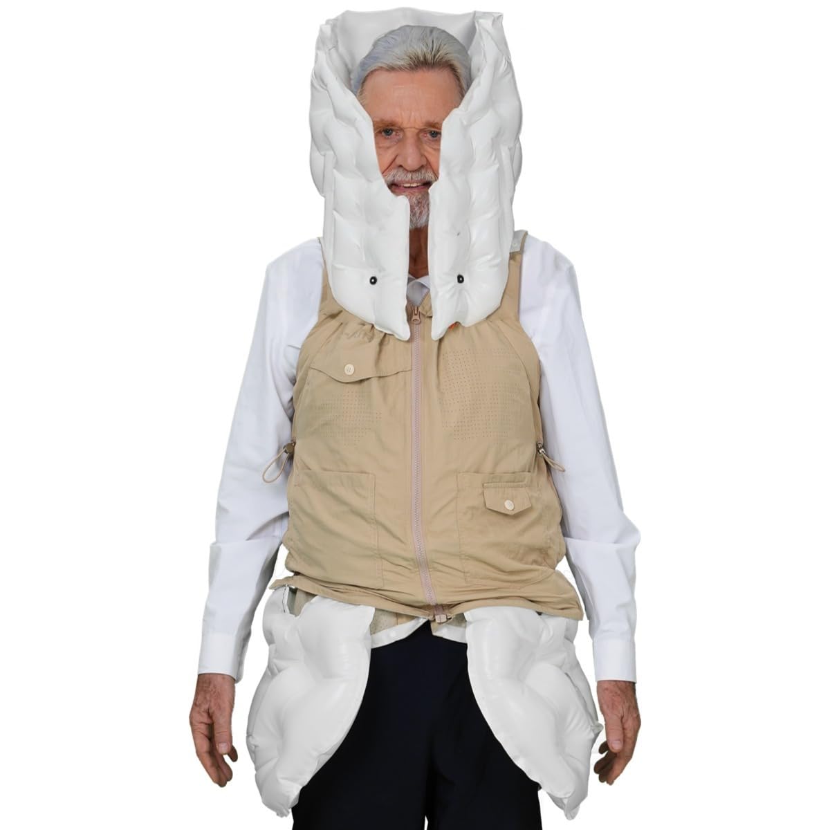 Elderly Anti Fall Airbag Vest for Seniors - 0.08s Rapid Deployment Protection for Head Hips - 1000Hz Smart Motion Monitoring for Parkinson’s and Seizures - All-Season Breathable Reusable –S33