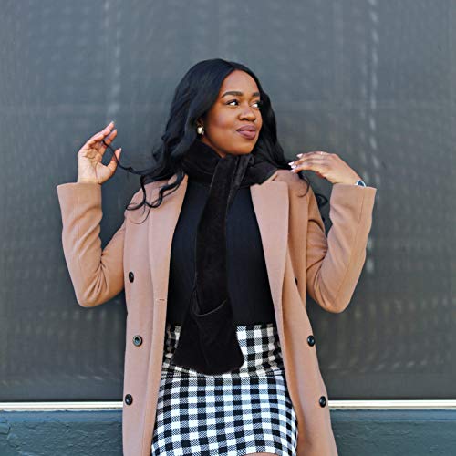 EXCEART Usb Aquecimento Lenço de Inverno Xale de Calor de Pescoço Elétrico Envoltório de Clima Frio