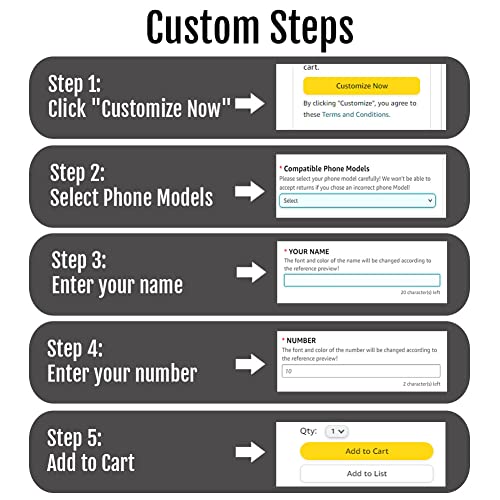 Bostepy Custom Name And Number Football Jersey Case For Iphone 14 13 12 11 Pro Max Mini Xr Xs X 7 8 Plus Se 2022 2020 6S 6 Personalized Team Style Clear Shockproof Phone Cover For Buffalo #TOP2