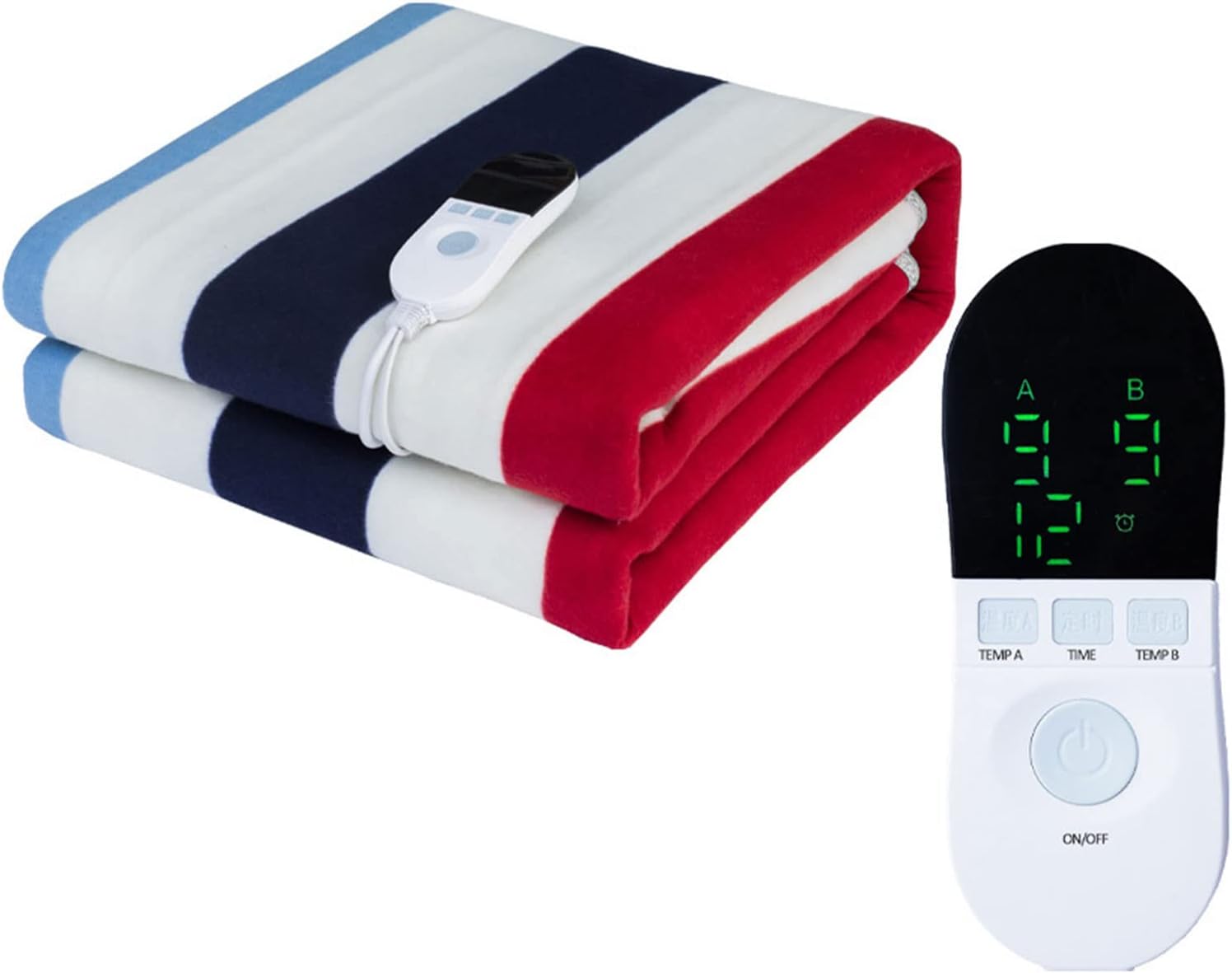 Electric Heated Mattress Pad Dual Control All Season