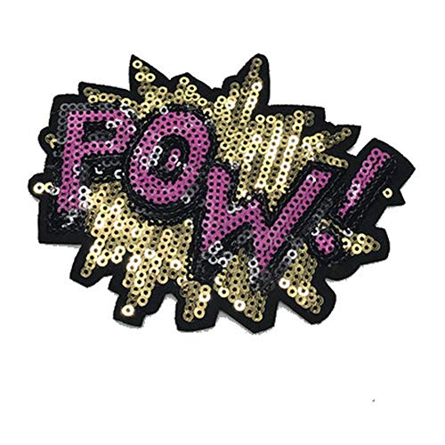 7 Pcs Purple Blue Embroidered Patches Lip/Lipstick Iron On Patch Sewing On Sequins Diy Clothes Applique Garment Motif Woman Girl Brand Patch (Purple) #TOP3