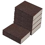 HONMEET キッチン用食器用スクラブスポンジ 四面設計の多機能クリーニングパッド 強力研磨力中華鍋や調理器具の汚れ除去に対応 家庭用掃除