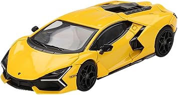 MINI GT Revuelto Giallo Yellow Limited Edition 1/64 Diecast Model Car MGT00886