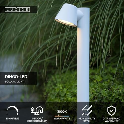 Lámpara baliza LED regulable Lucide Dingo con luz cálida eficiente IP44 3