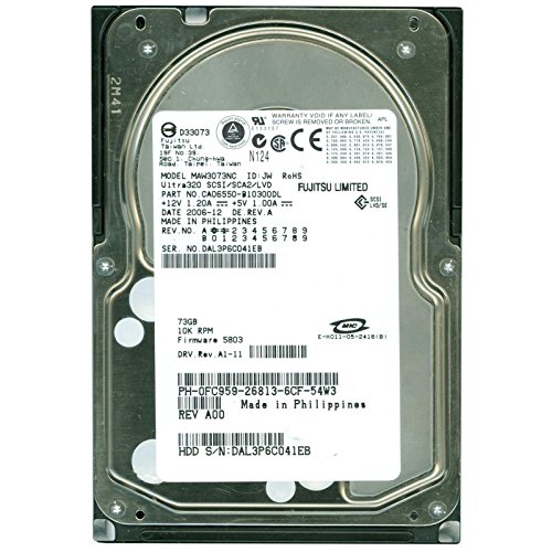 FUJITSU HDD 300GB 10K SCSI remplace vos disques de serveur en panne