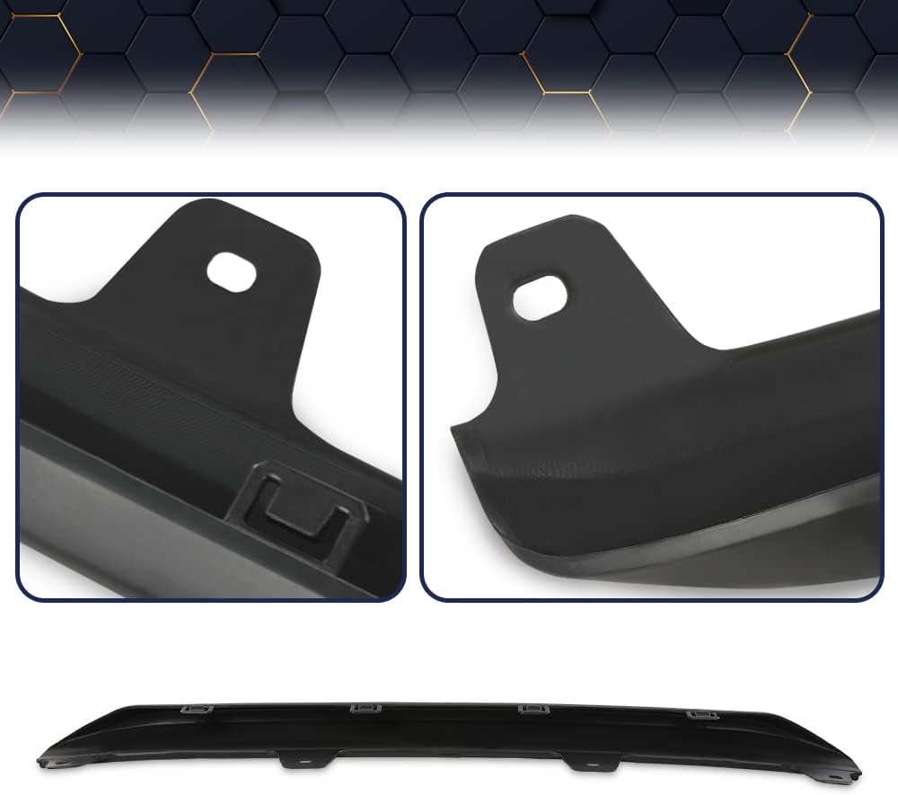 PIT66 Front Bumper Lower Grille Trim Molding, Compatible with Nissan Sentra 2020-2021 62072-6LB0H Black Bumper Grill