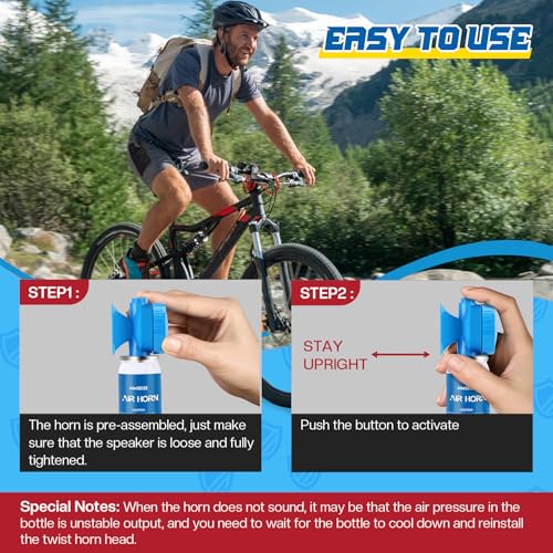 image for AIMSEIZE Air Horn Bear Horn: Air Horns For Safety Boat Horn For Self D