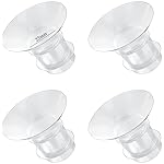 Flange Inserts 22mm for Medela,Spectra 24mm Shields/Flanges,Compatible with Momcozy M9/M5/M6/S12 Pro/S9 Pro Wearable Breast Pump,Reduce 24mm Nipple Tunnel Down to 22mm,4PCS