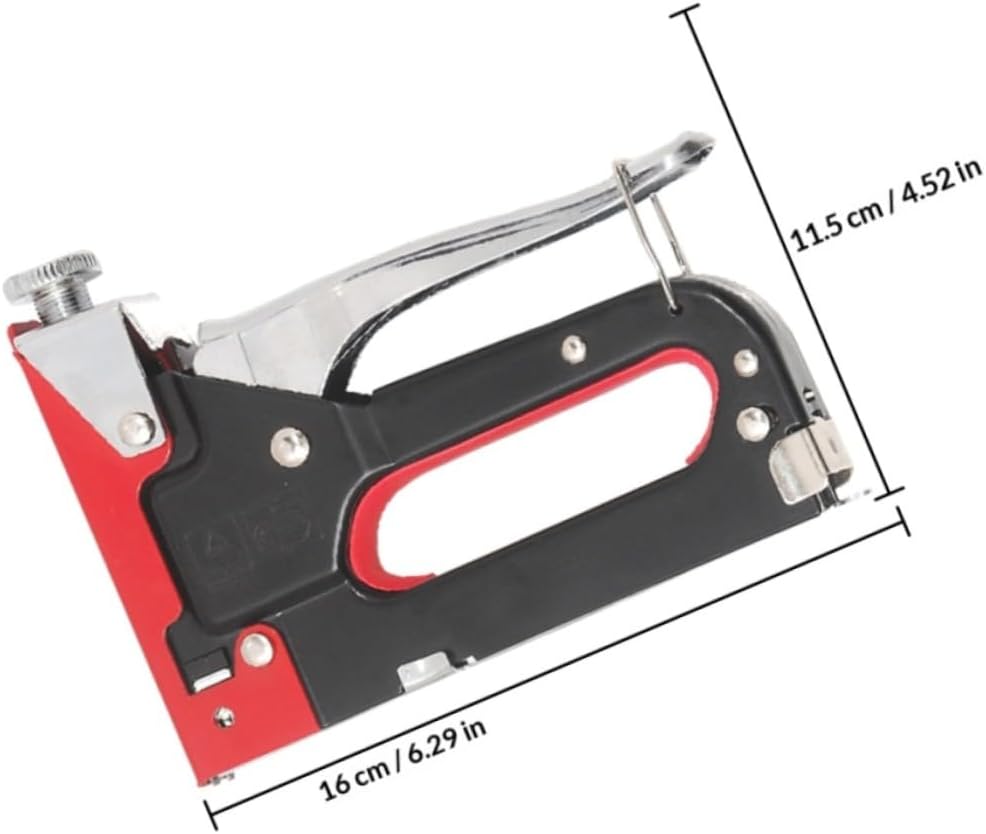 Hemobllo Heavy Duty Staple Gun Manual Multi-Function Handheld Nail Tool with U-Shaped and T-Shaped Nails Staple Device for Painting and Renovation Includes Suitable for Crafts