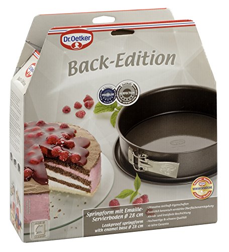 Dr. Oetker springform cake pan, Steel, brown, diameter 28 cm - Image 3