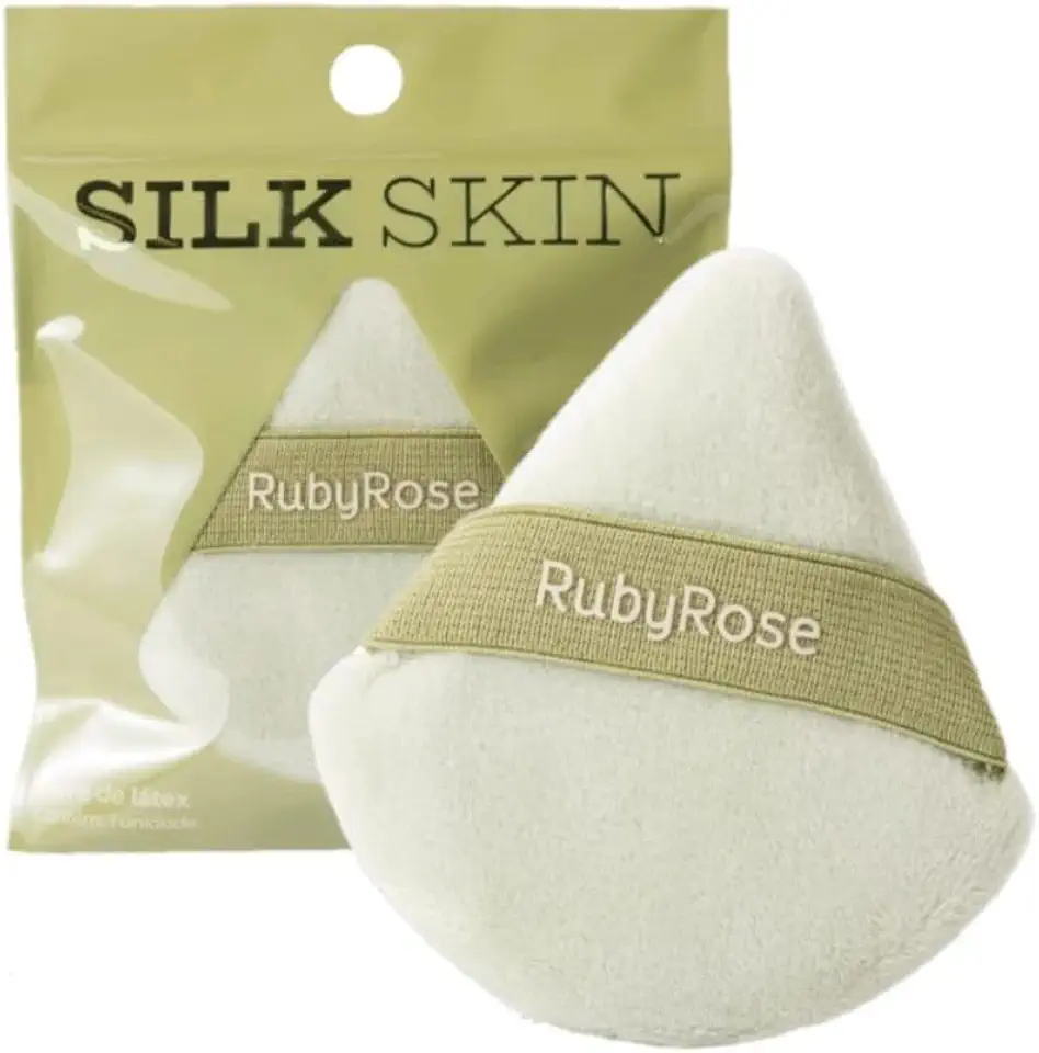 Esponja Maquiagem Para Pó Dream R.Rose Touch Silk Skin