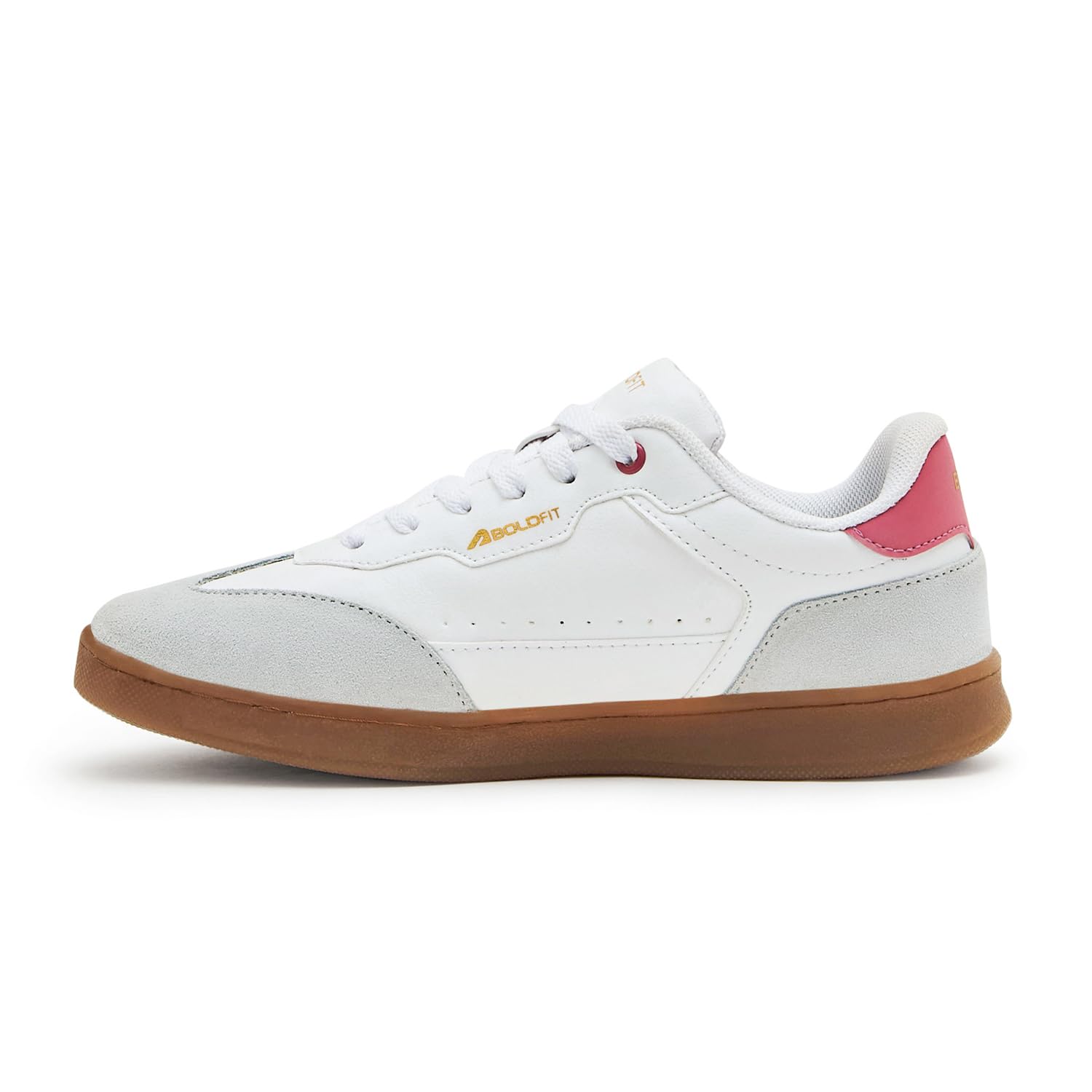Sneakers for Woman Faux Leather Casual Shoes with Soft Cushion Insole, Lace-Up Eveyday Wear Footwear Women Sneakers Shoes Klunys Elite-image-25