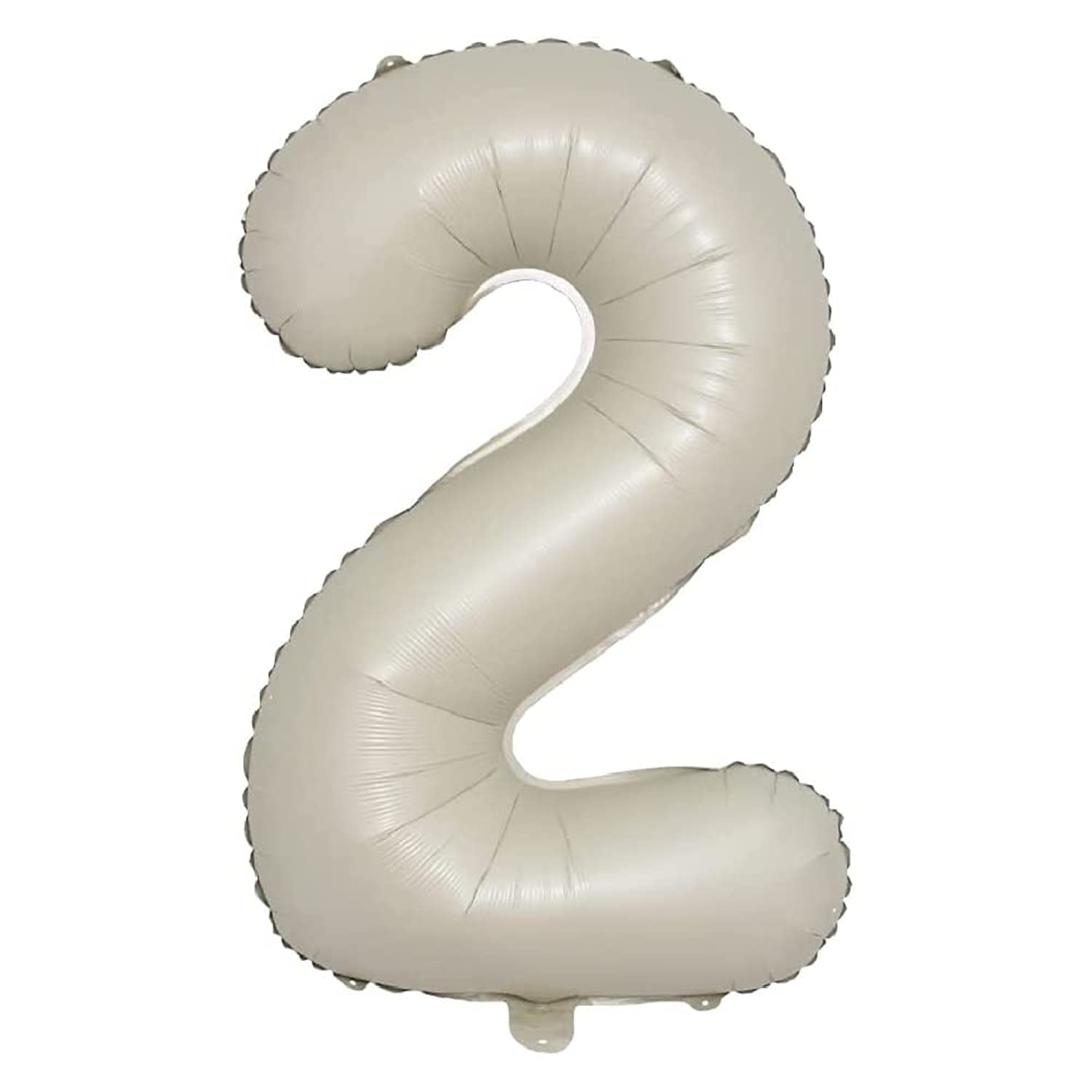 40 Inch Number Balloons Helium Foil Mylar Balloon for Birthday Party Anniversary Decoration Cream (2)