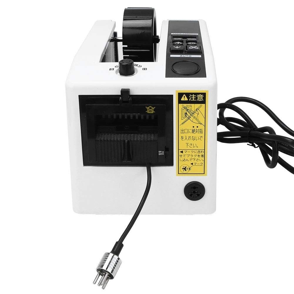 Dispensador automático de cinta, máquina eléctrica para envolver y embalar, con longitud de corte ajustable para cintas de varios anchos