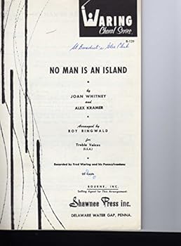 Sheet music No Man Is An Island for Treble Voices S.S.A. and Piano Book