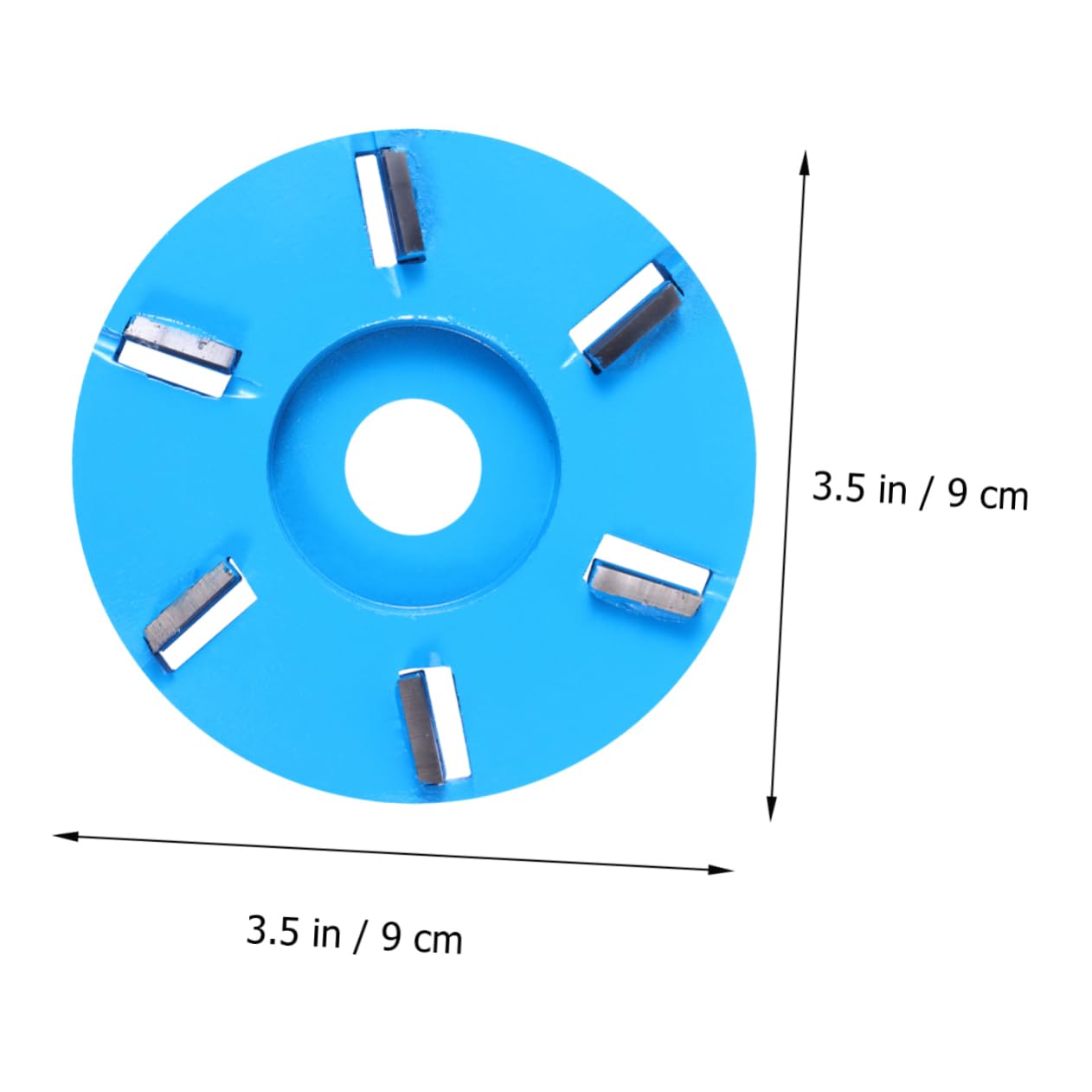 Angoily Six-Tooth Disc for Angle Root Milling Cutter for Wood Carving Polishing Easy to Install for Hardwoods Softwoods Craft Supply Accessory
