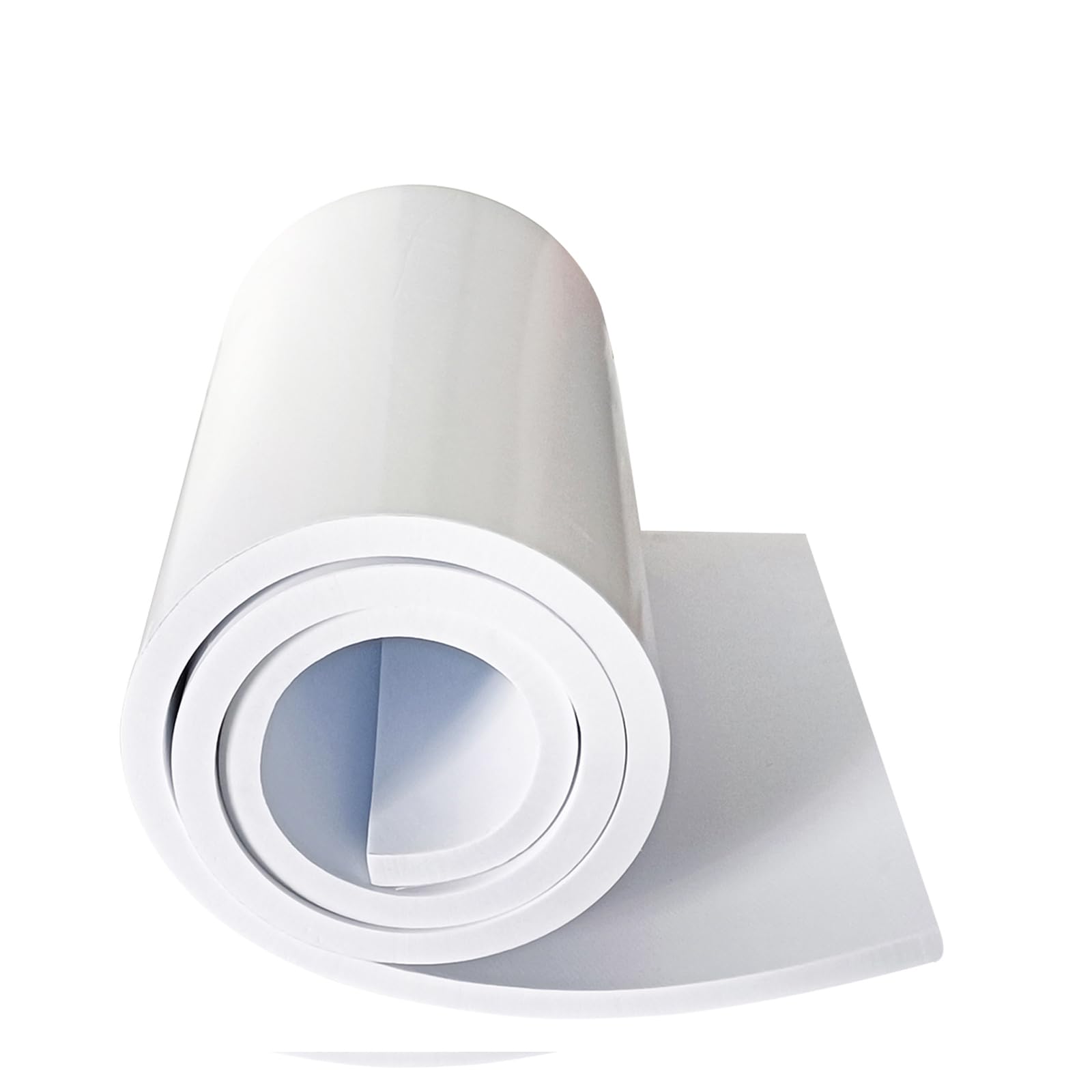 MXCELL Foam Sheets with Adhesive Backing, 11.81 in x 59 in x 1/2 in White Closed Cell Neoprene Cushion Mat EVA Foam Insulation Padding Soundproof