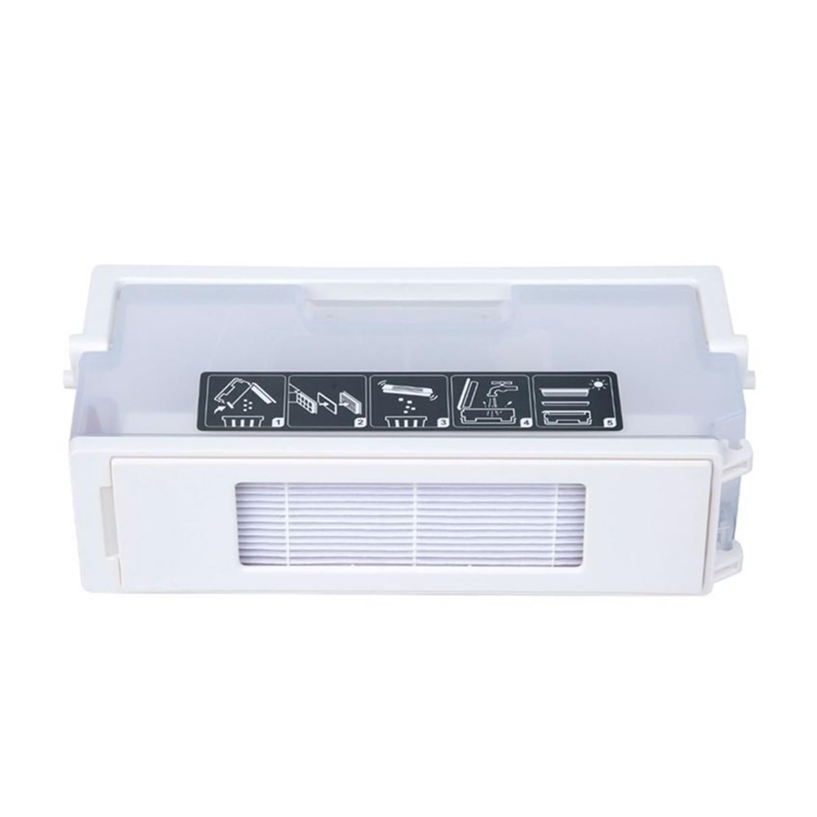 HIZON Sweeping Machine Dust Box Robot Vacuum Replacement Parts，Compatible For Ecovacs ，Compatible For DEEBOT ，T9 Max +