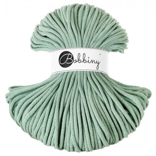 Bobbiny Premium 5mm Braided Macrame Cord (Aloe) 100m