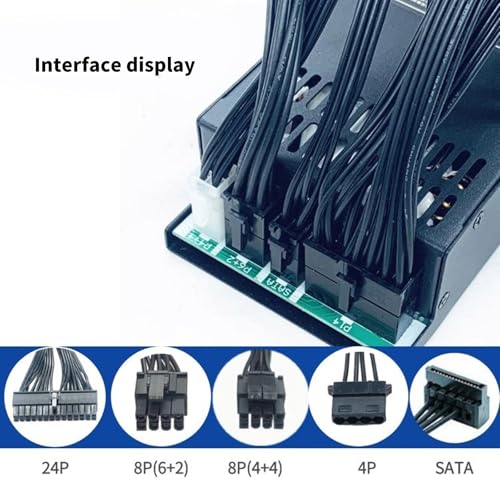Fuente de poder modular 850W SFX12V 1U con ventilador 40MM miniatura 6