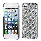 MYBAT IPHONE5HPCBKLE231WP Premium Executive Case for iPhone 5 / iPhone 5S - 1 Pack - Retail Packaging - Silver