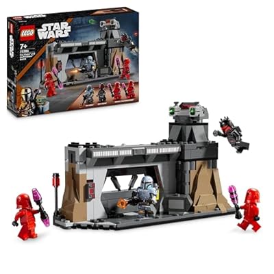 LEGO Star Wars Battaglia tra Paz Vizsla e Moff Gideon  Giochi d Avventura per Bambini da 7 Anni  Set da The Mandalorian Stagione 3 da Collezione con 4 Minifigure  Armi e Jetpack  Regalo Fantasy 75386
