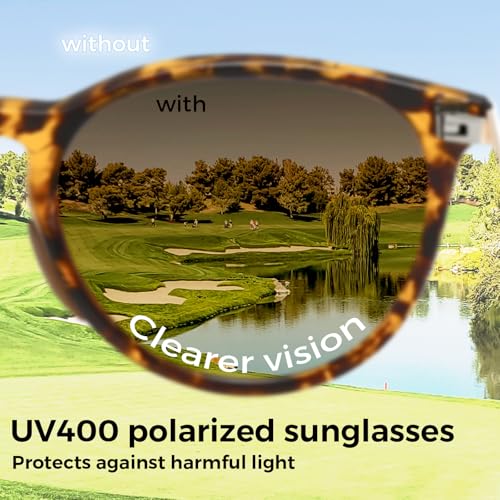 SUNGAIT Kids Polarized Sunglasses Vintage Round Children Shades for Girls & Boys 5-12 UV400 Protection3