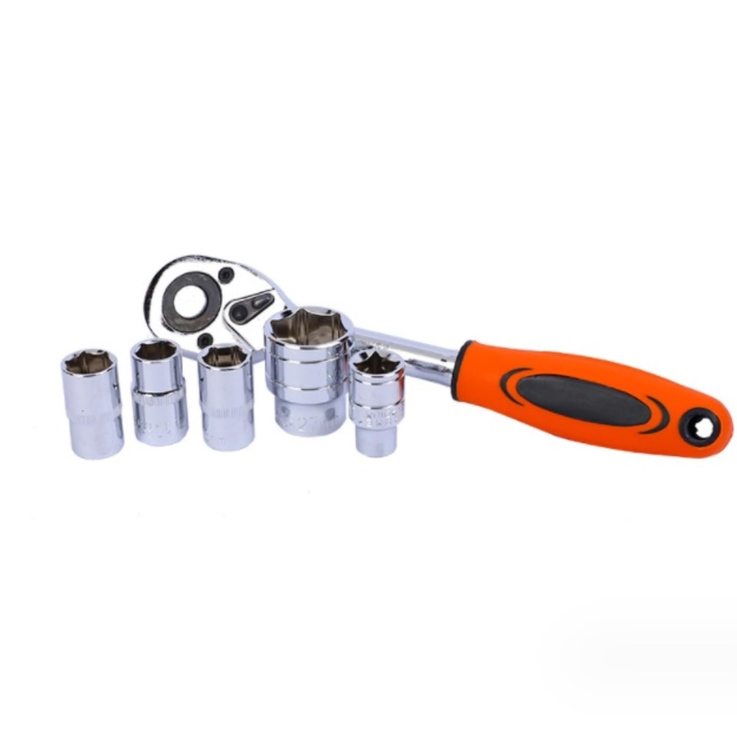 Set di Attrezzi Riparazione Set di Strumenti per Chiavi A Bussola da 32 Pezzi Kit per Meccanici Automobilistici per La Riparazione Del'auto Portatile Kit