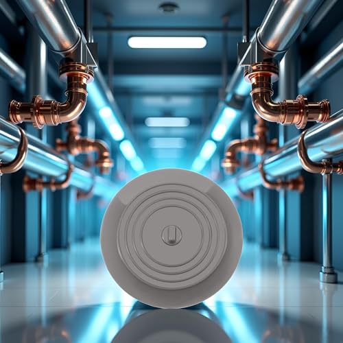 2 piezas tapones circulares delgados de silicona para desagüe miniatura 3
