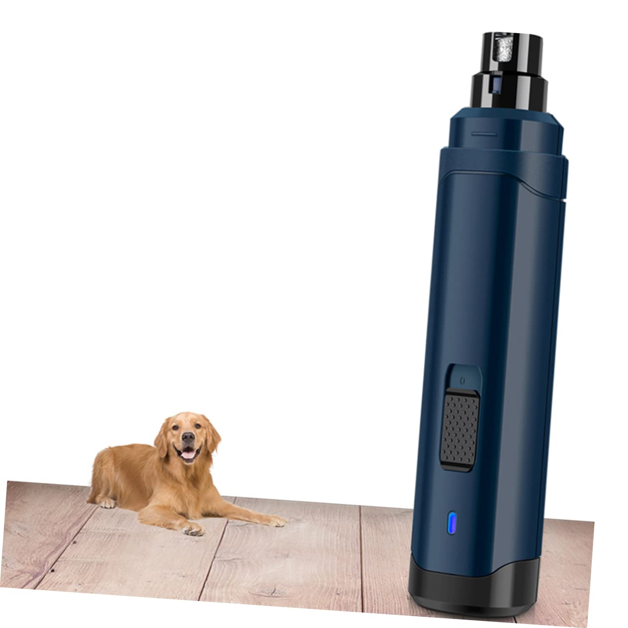 Housoutil Mola Unghie Elettrica USB per Cani e Gatti, ABS Navy