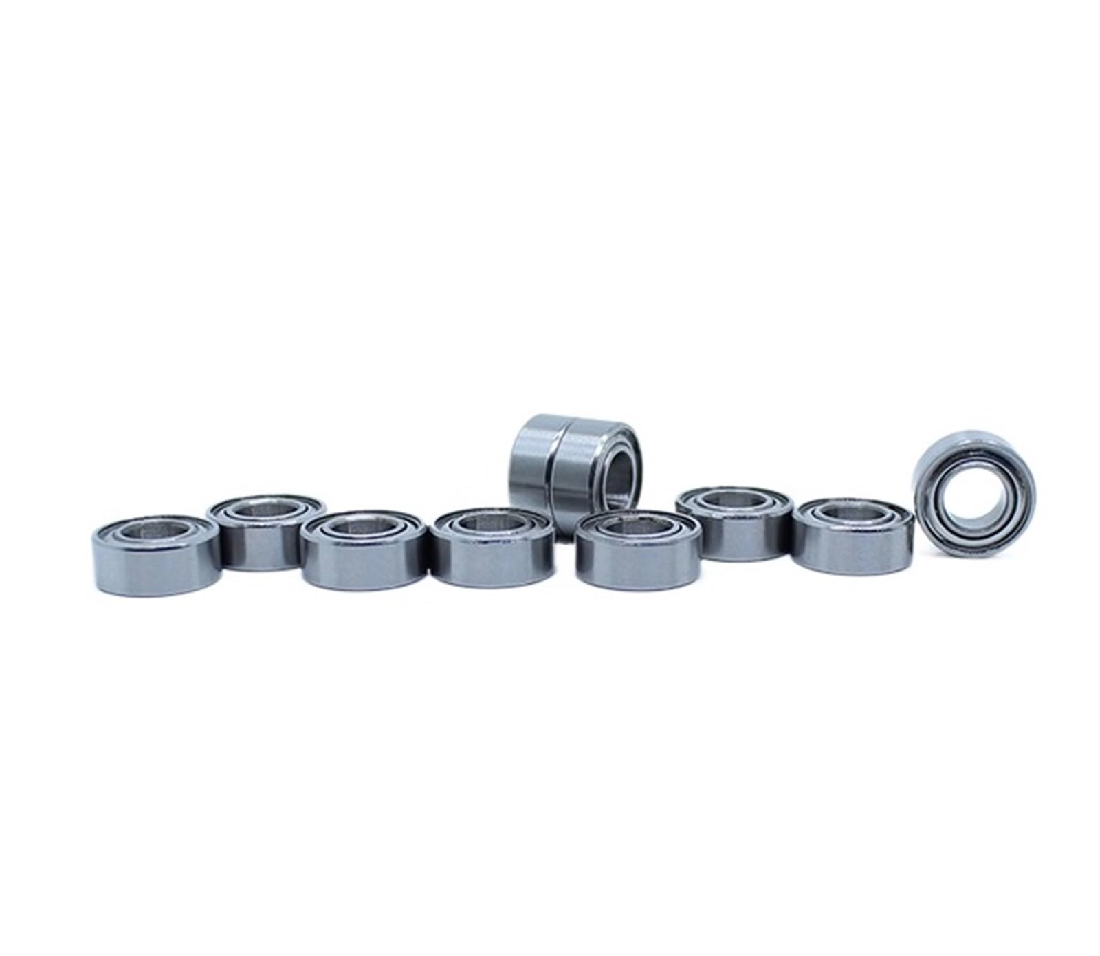 Rodamientos de Bolas sellados de Goma Doble 50pcs MR105ZZ 5X10X4mm ABEC-1 Rodamientos de Bolas en Miniatura