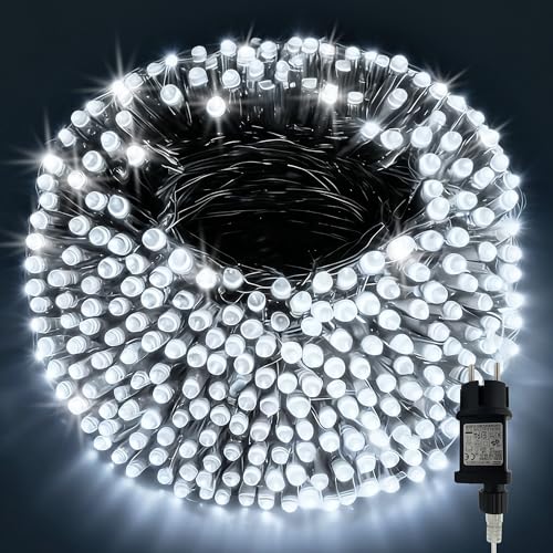 SINGCHUNGTE 500LED Lichterkette Aussen, 52M Lichterkette Außen...