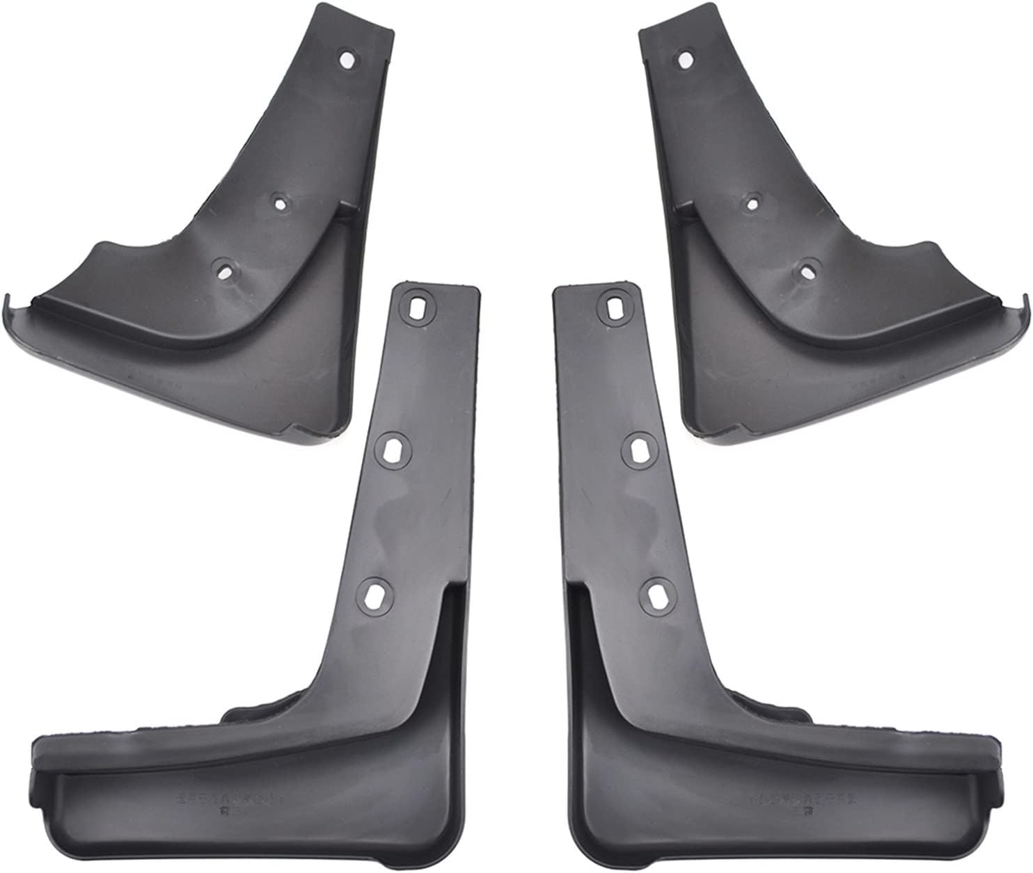 4Pcs Car Front Fender Flares Rear Splash Guards Mud Flaps Mudguards For