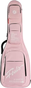 GHOSTFIRE Dream Bubble Series Colorful Electric Guitar Gig Bag Super thick with Storage Space Pink, Electric Guitar