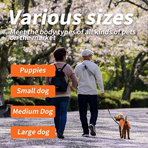 All For Paws Dog Raincoat Waterproof Lightweight & High Visibility Dog Coat Jacket For Small Medium Large Dogs,Orange X-Large #TOP3