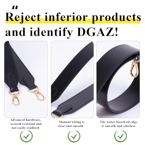 Image of DGAZ Vachetta Leather Crossbody Strap for Neverfullbag with Gift Box, Handmade DIY purse strap