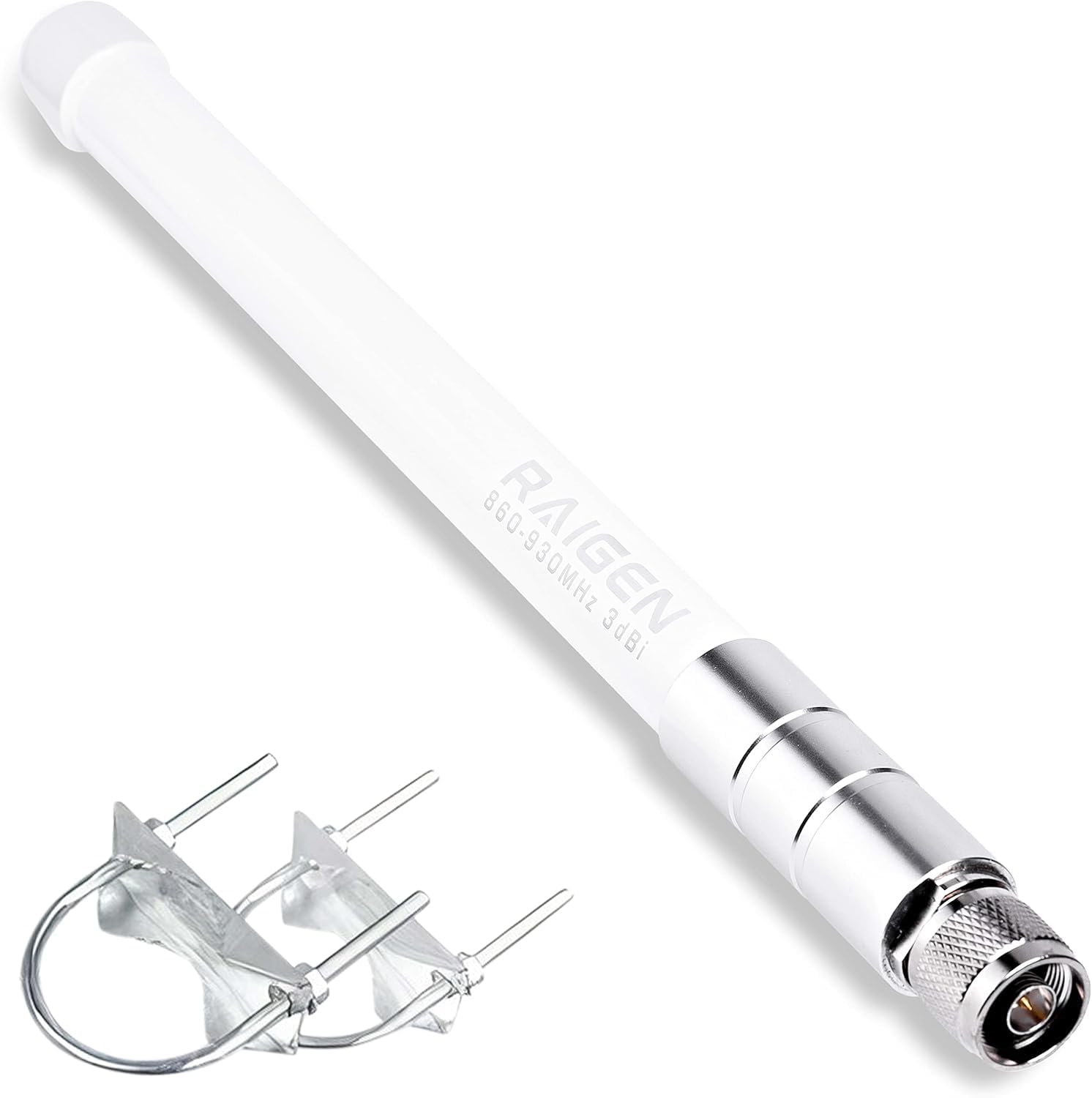 RAIGEN Helium Miner 3dBi Antenna LoRa 915 MHz 12in Indoor Omni-Directional HNT Hotspot for MNTD, Nebra, RAK, Bobcat, Syncrob, and Sensecap [Cables Sold Separately] (3 dbi)