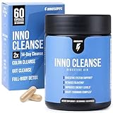 InnoSupps Inno Cleanse 14 Day Colon & Detox Flush, Waist Trimming Complex, Gut Cleanse, Digestive System Support, Stool Softener & Reduced Bloating & Occasional Constipation Relief