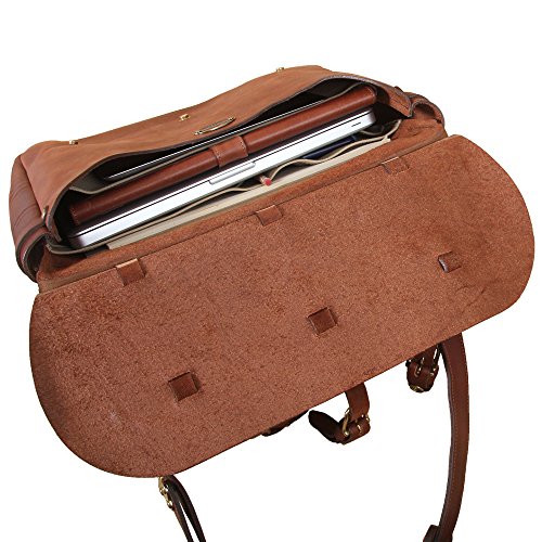 Col. Littleton Full-Grain No.1 Saddlebag Briefcase | Made In Usa #TOP6