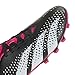 Adidas Unisex Predator Accuracy.4 Flexible Ground Soccer Shoe, Black/White/Team Shock Pink, 7.5 US Men