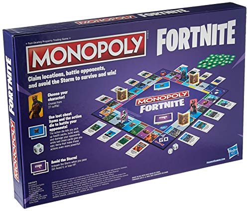 Buy Monopoly Fortnite Edition Board Game Inspired By Fortnite Video Game Ages 13 Up Online At Low Prices In India Amazon In