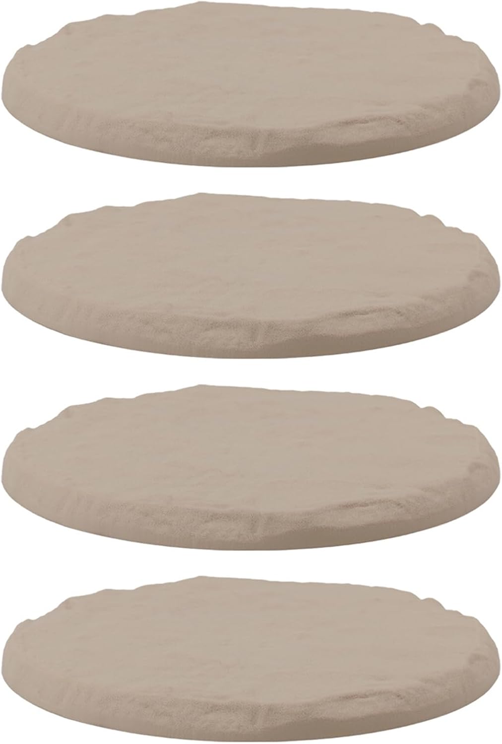 4ピース景観屋外の床タイルリアルな石灰岩舗装パターンシンプルな地面設置庭の飾り樹脂ガーデンストーン