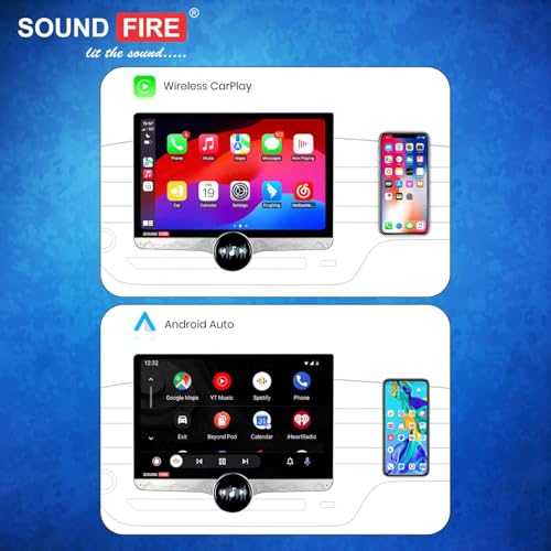 Image of SOUND FIRE Skywalker 10.1 Inch 2K Diamond 2GB RAM / 32GB ROM with DSP /Android Auto /CarPlay Android Car Stereo