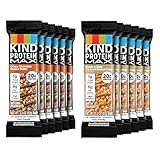 KIND Protein MAX Variety Pack, High Protein Bars, Keto Snacks, 1g Sugar, 20g Protein, (6) Crispy Chocolate Peanut Butter (6) Sweet & Salty Caramel Crisp, 12 Count Pack